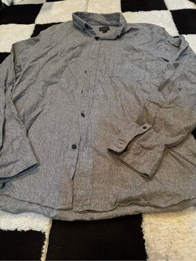 14th & Union Men's Heather Gray Lightweight Shirt Jacket